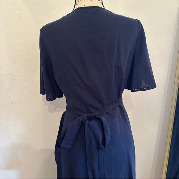 J.MCLAUGHLIN  Aurora Linen-Blend Dress Size S(c5) - Picture 9 of 12